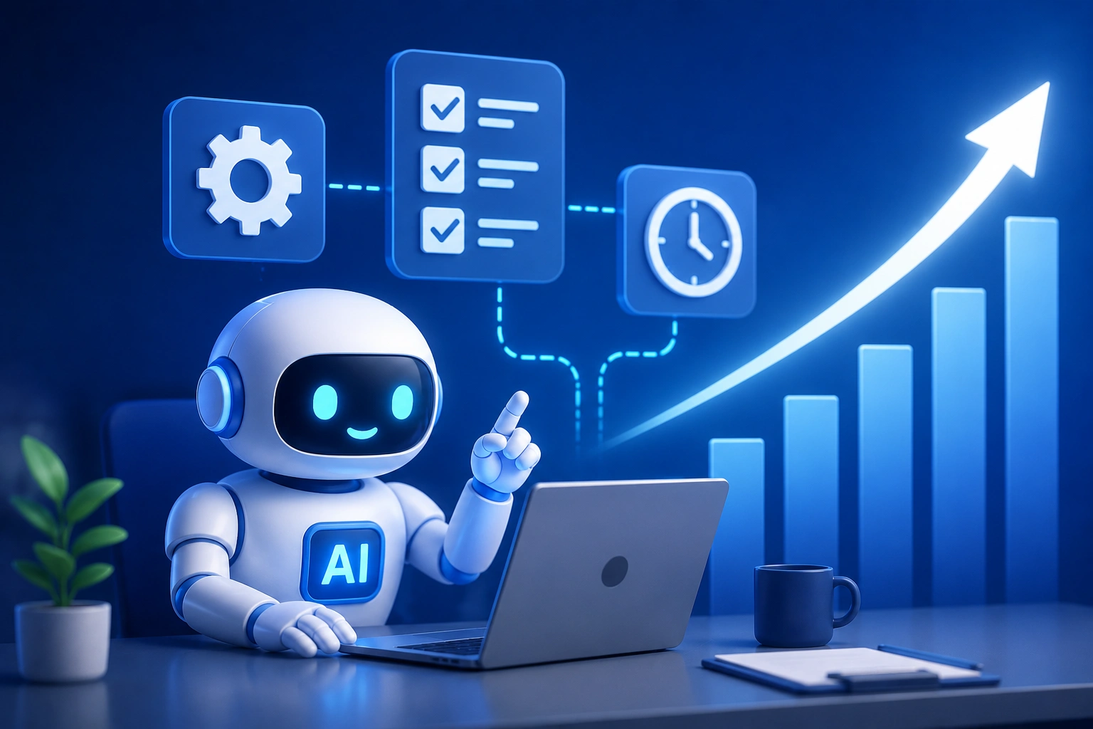 How AI Automation Improves Business Productivity