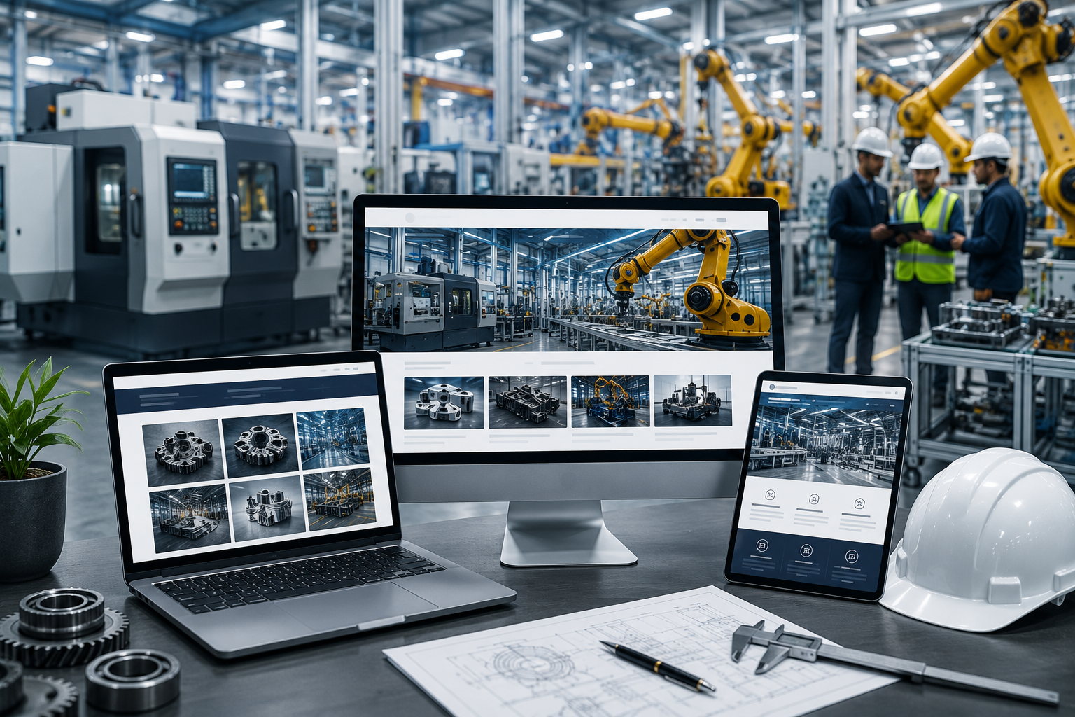 Website Development for Manufacturing Companies India Hero