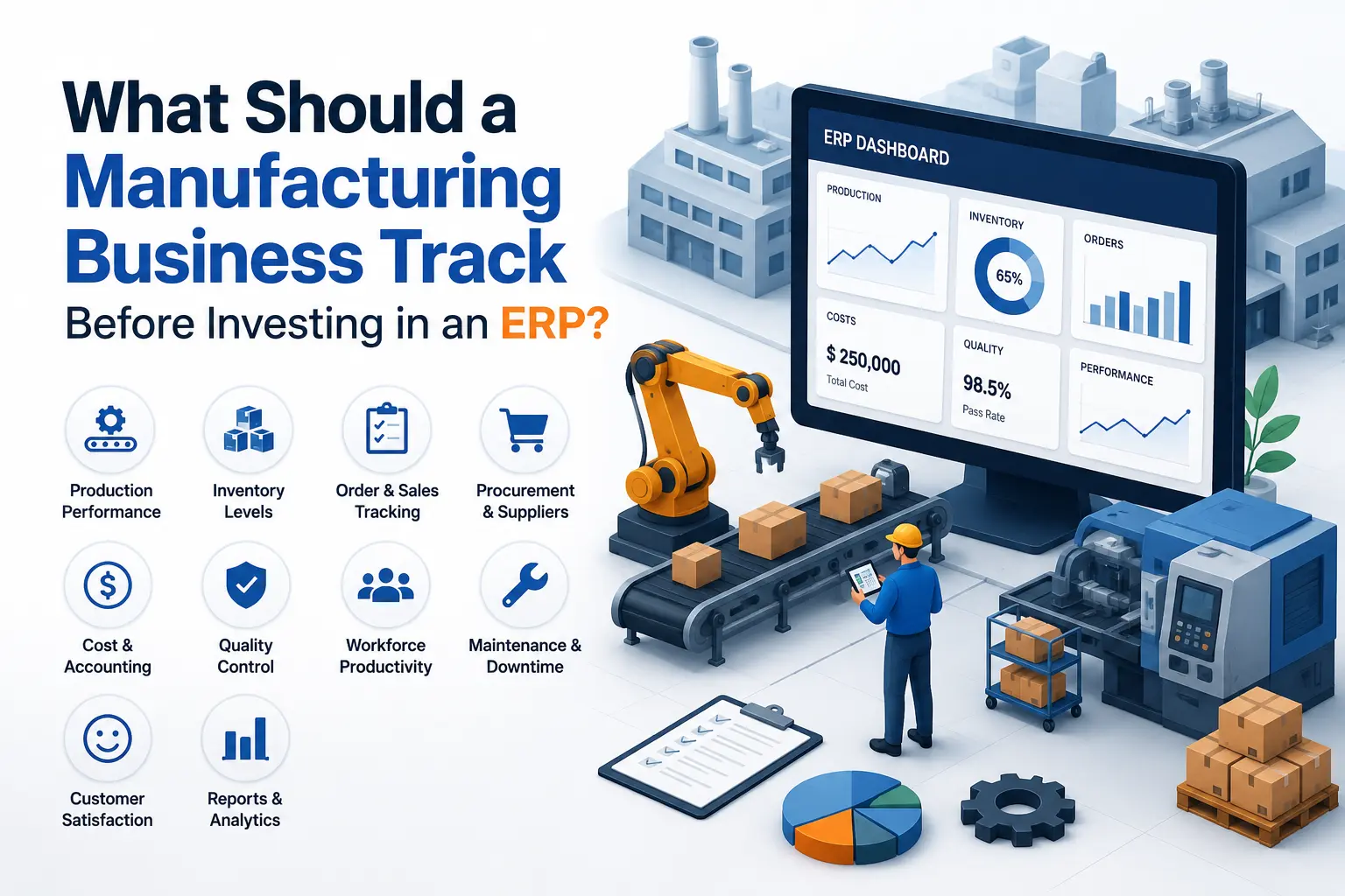 Should a Manufacturing Business Track Before Investing in an ERP?